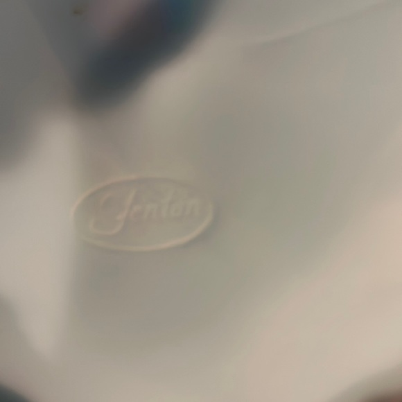 A Pair of Fenton Satin Blue Candle Holder - Picture 5 of 7